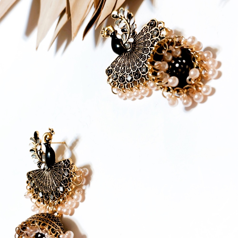Boho statement earrings - Picture 3 of 4